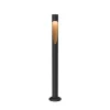 Louis Poulsen vejlampe Flindt, 940 sort 70 cm fod 24 V