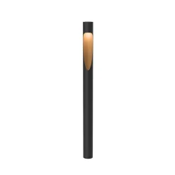 Louis Poulsen vejlampe Flindt, 940 sort 70 cm fod 24 V