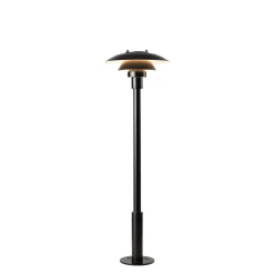Louis Poulsen vejlampe PH 3-2 1/2, sort, 91 cm stål