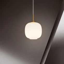 Louis Poulsen VL45 Radiohus hængelampe, Ø 17,5 cm, hvid