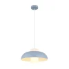 Lowe pendellampe, blå mat, Ø 38 cm, metal