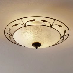 Luca loftlampe med scavo-glas
