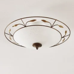 Luca loftlampe med scavo-glas