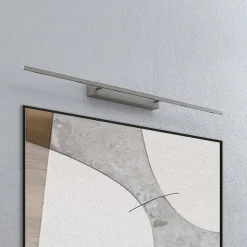 Lucande Alexis LED-gallerilampe 118 cm, mat nikkel