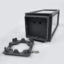 Lucande Annalea sokkellampe, 35 cm, antracit, IP54