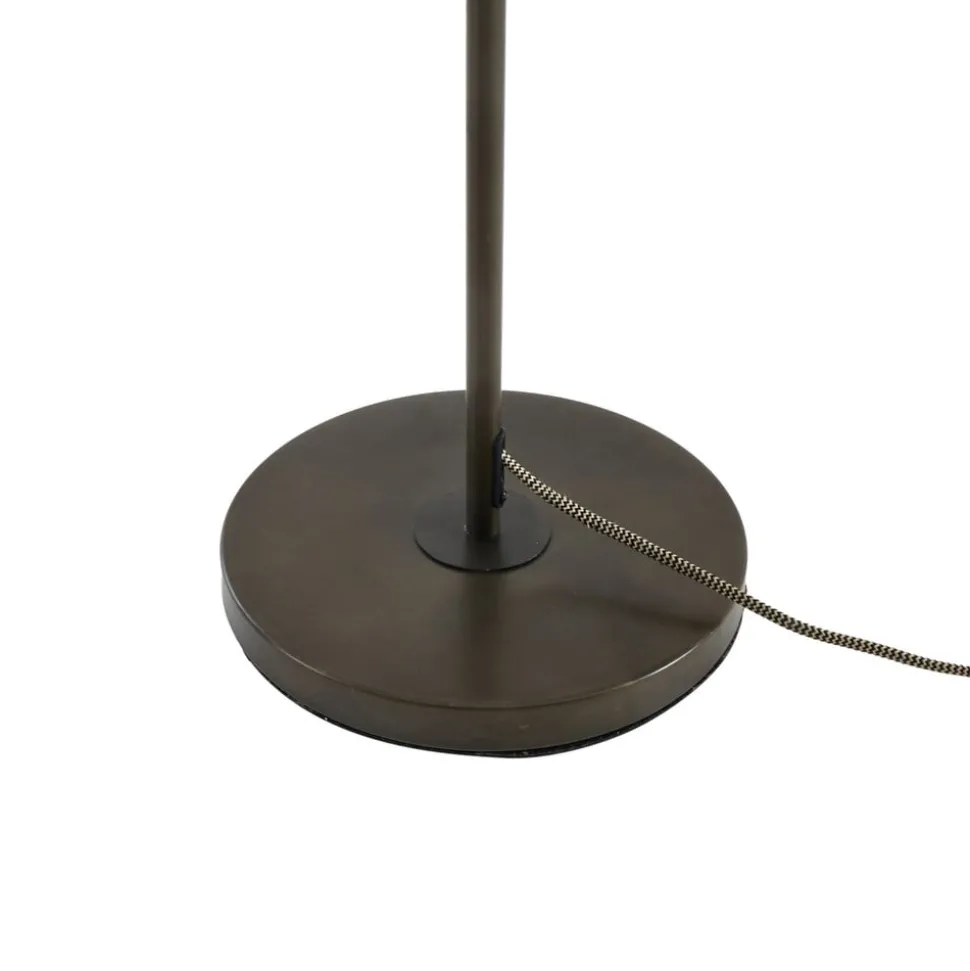 Lucande Arinthea gulvlampe, 2-lys, sort, stål, E14
