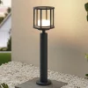 Lucande Berenike 60 cm vejlampe, mørkegrå, metal, GX53