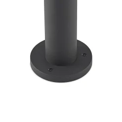 Lucande Berenike 60 cm vejlampe, mørkegrå, metal, GX53