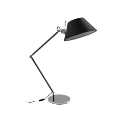 Lucande bordlampe Dansari, sort, metal, justerbar