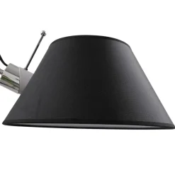 Lucande bordlampe Dansari, sort, metal, justerbar