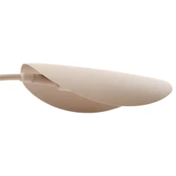 Lucande bordlampe Rivera, beige, metal, sten, 51 cm, G9