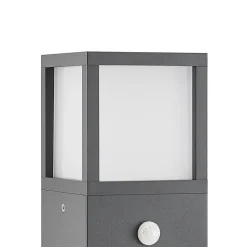 Lucande Dewari vejlampe, bevægelsessensor, E27, 65 cm, IP54