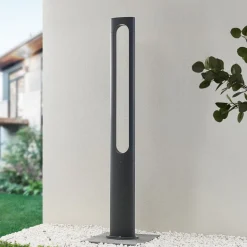 Lucande Dovino LED-lygtepæl, 150 cm