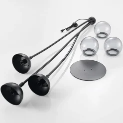 Lucande Dustian gulvlampe, 3 lyskilder