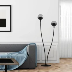 Lucande Dustian gulvlampe, 2 lyskilder