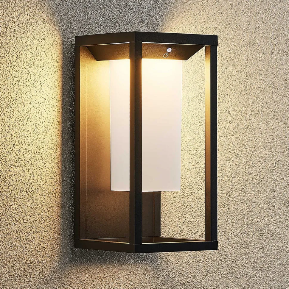 Lucande Eliel LED-solcellevæglampe