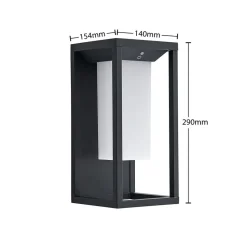 Lucande Eliel LED-solcellevæglampe