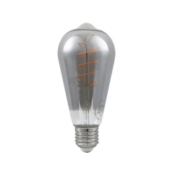 Lucande E27-pære ST64 4W 918 dæmpes titan, 2 stk