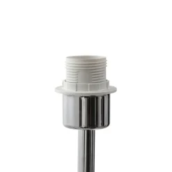 Lucande gulvlampe Amona, sort, tekstil, 150 cm, trefod