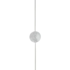Lucande Gulvlampe Diborah, røggrå, glas, 150 cm, G9