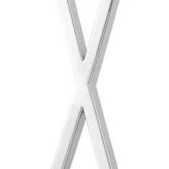 Lucande gulvlampe Evaine, krom/hvid, metal, 157 cm, E27