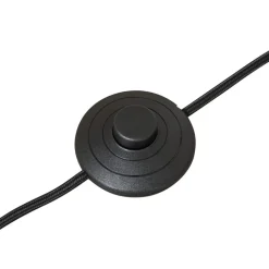Lucande gulvlampe Fabrena, naturfarvet, bambus, højde 138 cm