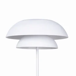 Lucande gulvlampe Kellina, 151 cm, hvid, metal, E27