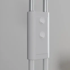 Lucande gulvlampe Medira, hvid, 2 lyskilder, justerbar, GU10