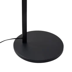 Lucande gulvlampe Silka, højde 216 cm, sort, metal