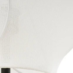 Lucande gulvlampe Tovina, tekstil, hvid, højde 165 cm