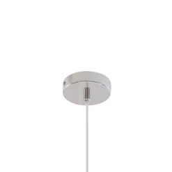 Lucande hængelampe Diborah, Ø 40 cm, farvet, glas, G9