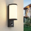 Lucande Jokum udendørs LED-væglampe, IP54, sensor