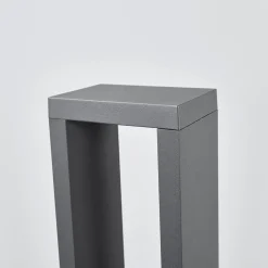 Lucande Jupp LED-vejlampe, sæt med 4, 90 cm, antracit, IP54