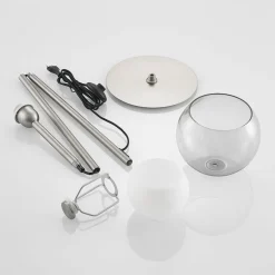 Lucande Kaiya gulvlampe med glasskærm