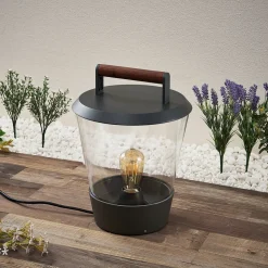 Lucande Larkyn bordlampe, udendørs dekoration