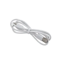 Lucande LED-batteridrevet bordlampe Katrin Palme, beige, glas
