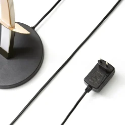 Lucande LED-bordlampe Marija, sort, dæmpbar, 62 cm