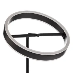 Lucande LED-bordlampe Yekta, sort, 59 cm, dæmpbar