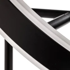 Lucande LED-bordlampe Yekta, sort, 59 cm, dæmpbar