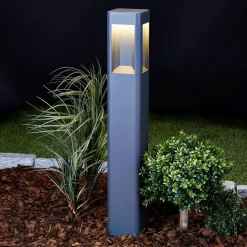 Lucande LED-gadelampe Annika, antracit, metal, 80 cm