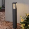 Lucande LED-gadelampe Bernd, 60 cm, antracit, aluminium