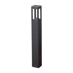 Lucande LED-gadelampe Bernd, 60 cm, antracit, aluminium