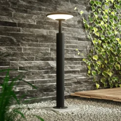 Lucande LED-gadelampe Fenia, 60 cm, antracit, IP65