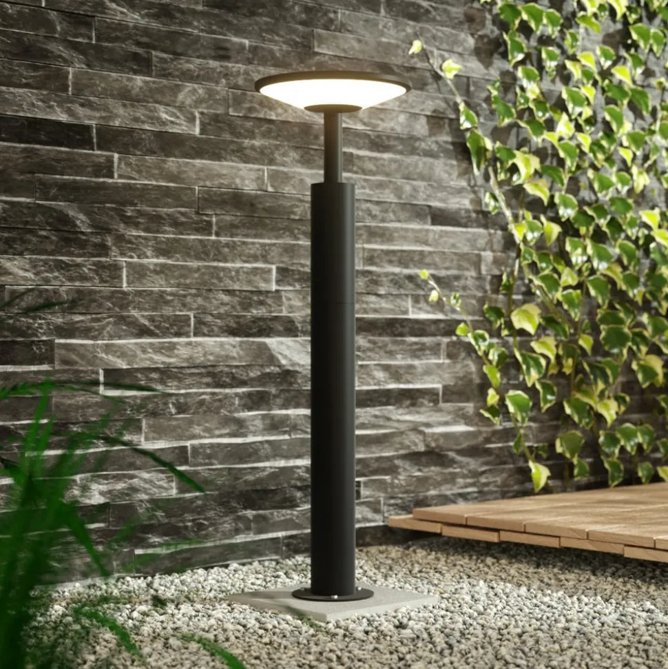 Lucande LED-gadelampe Fenia, 60 cm, antracit, IP65