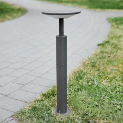 Lucande LED-gadelampe Fenia, 60 cm, antracit, IP65
