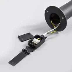 Lucande LED-gadelampe Fenia, 60 cm, antracit, IP65
