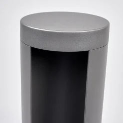 Lucande LED-gadelampe Jaron, 65 cm, antracit, IP54