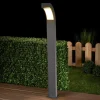 Lucande LED-gadelampe Lennik, 100 cm, antracit, metal