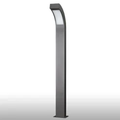Lucande LED-gadelampe Lennik, 100 cm, antracit, metal