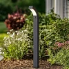 Lucande LED-gadelampe Lennik, sensor, 100 cm, antracit